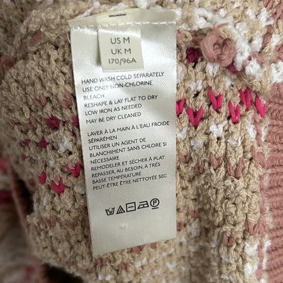 NWT Free People Show Me Love Striped Knit Pullover Sweater : Size M - Picture 9 of 10